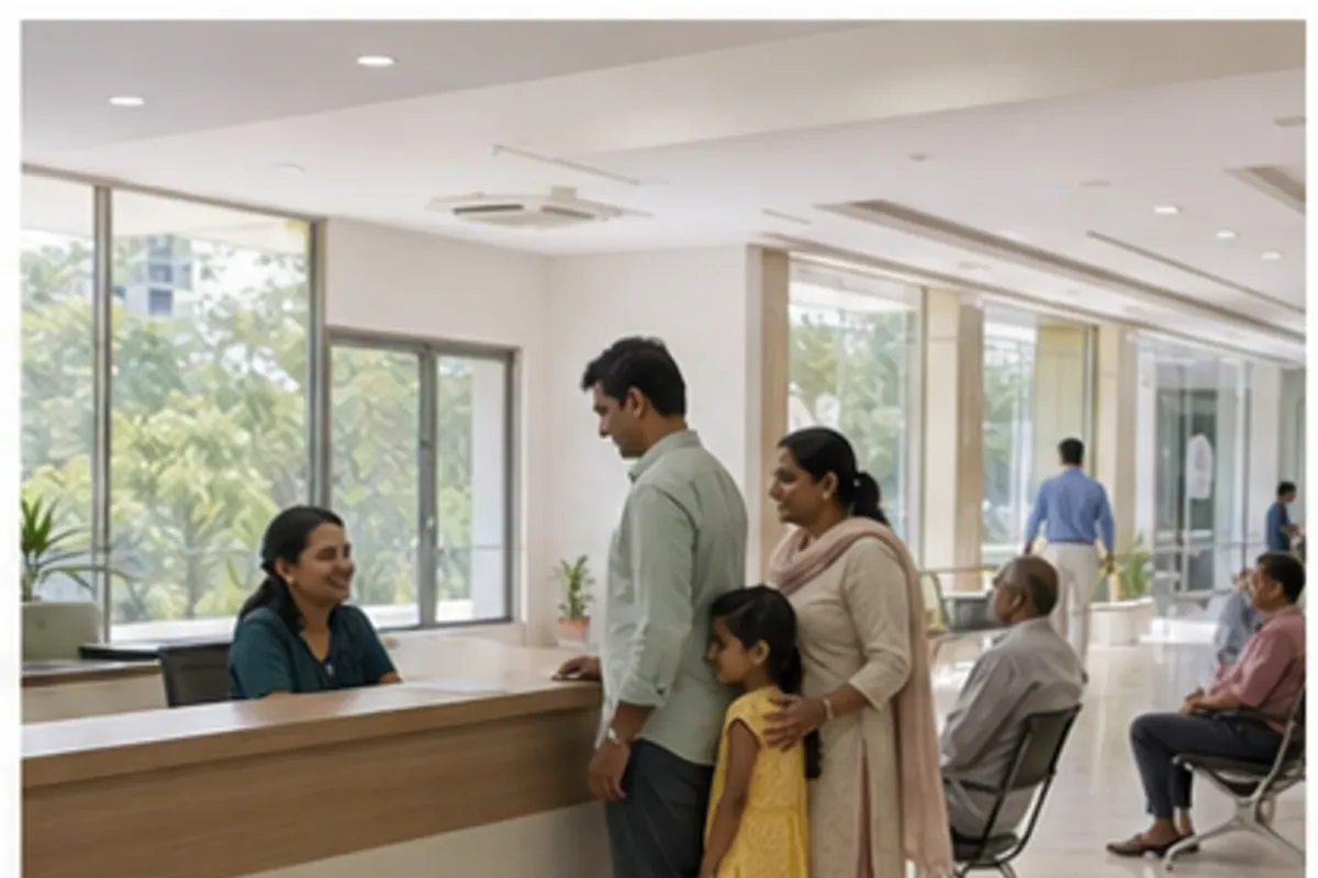 Aashray multi-page community hospital website preview