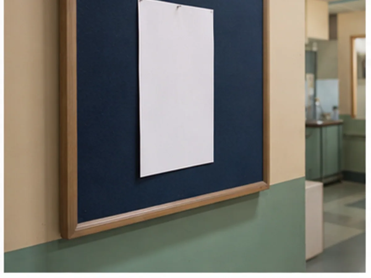 Clean community hospital corridor