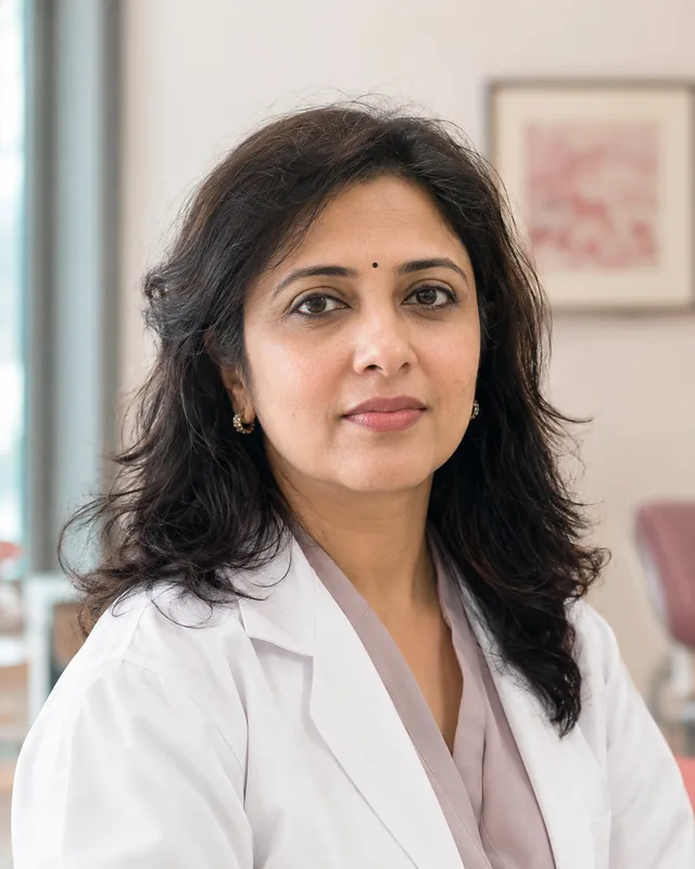 Fictional portrait of Dr. Leena Batra