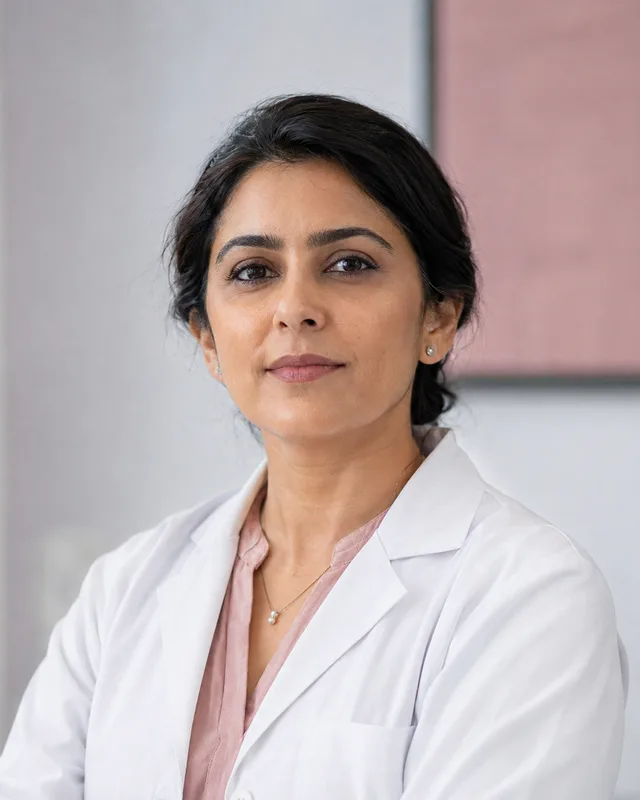 Fictional portrait of Dr. Tara Kulkarni