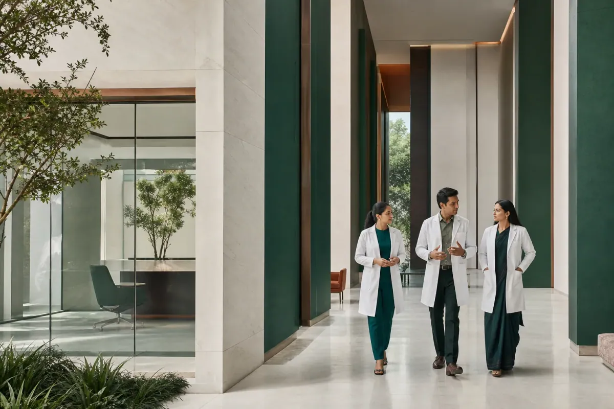 Lumina layered specialist skin hospital website preview