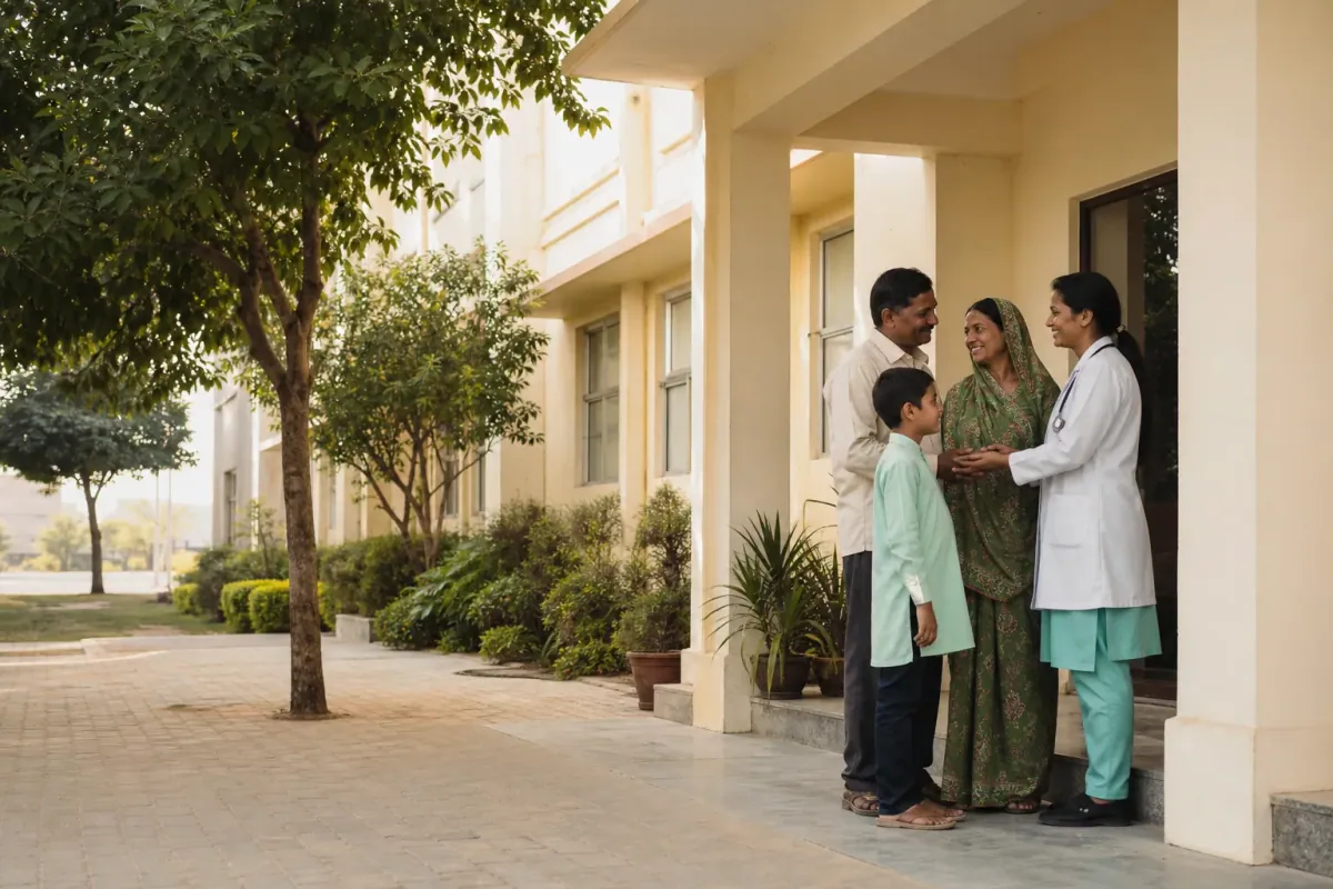 Navjeevan community hospital website preview