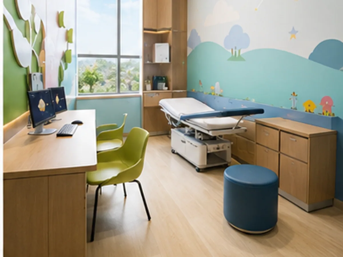 Calm newborn room preview