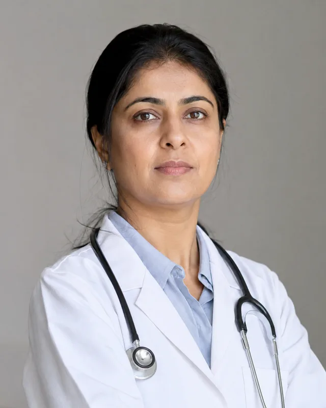Fictional portrait of Dr. Devika Sen