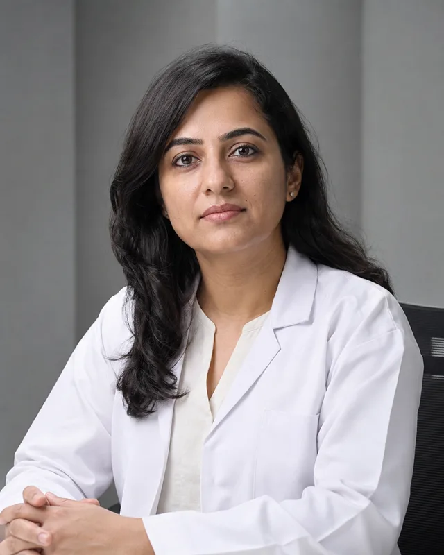 Fictional portrait of Dr. Farah Ansari
