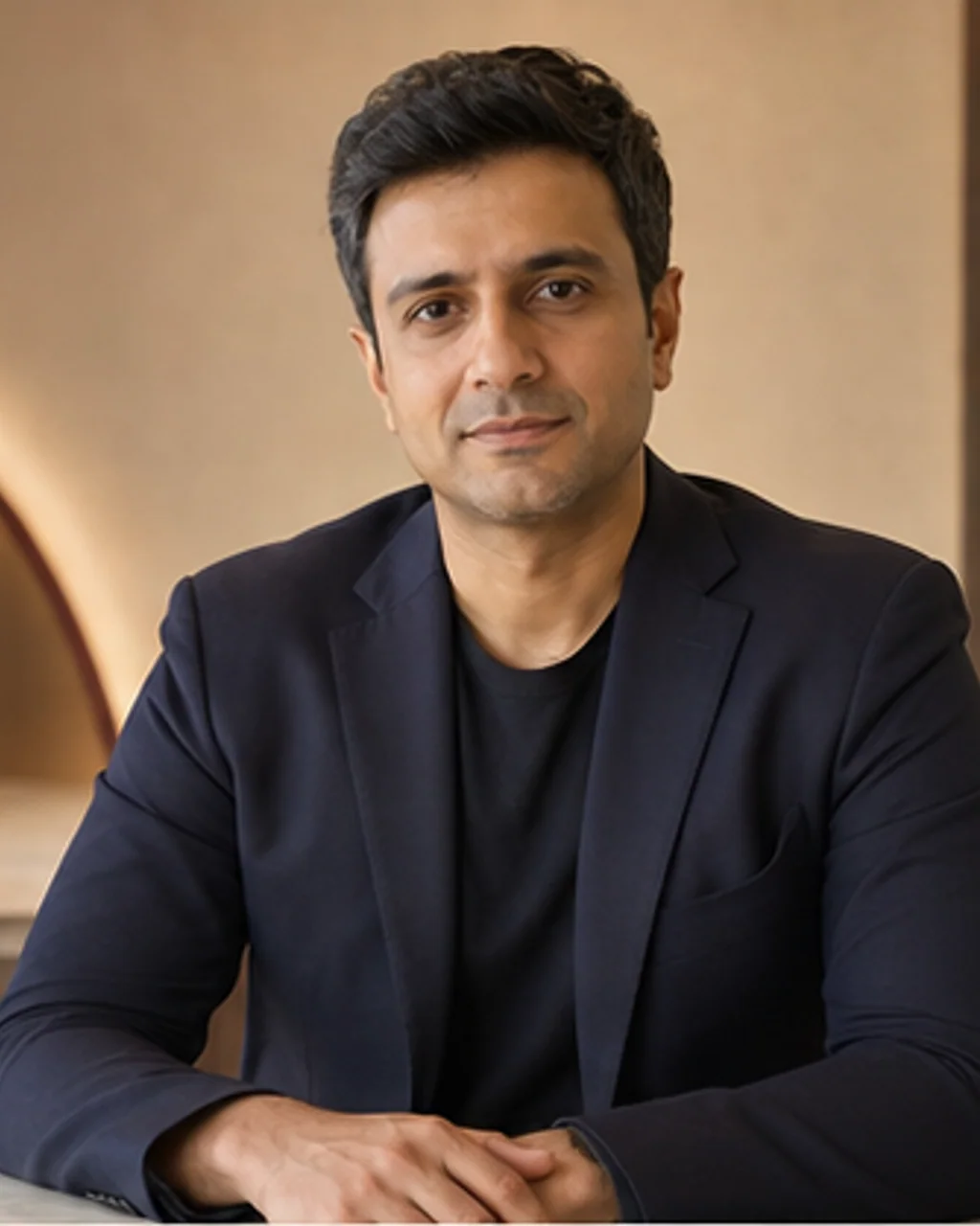 Portrait of fictional professional Dr. Karan Bedi