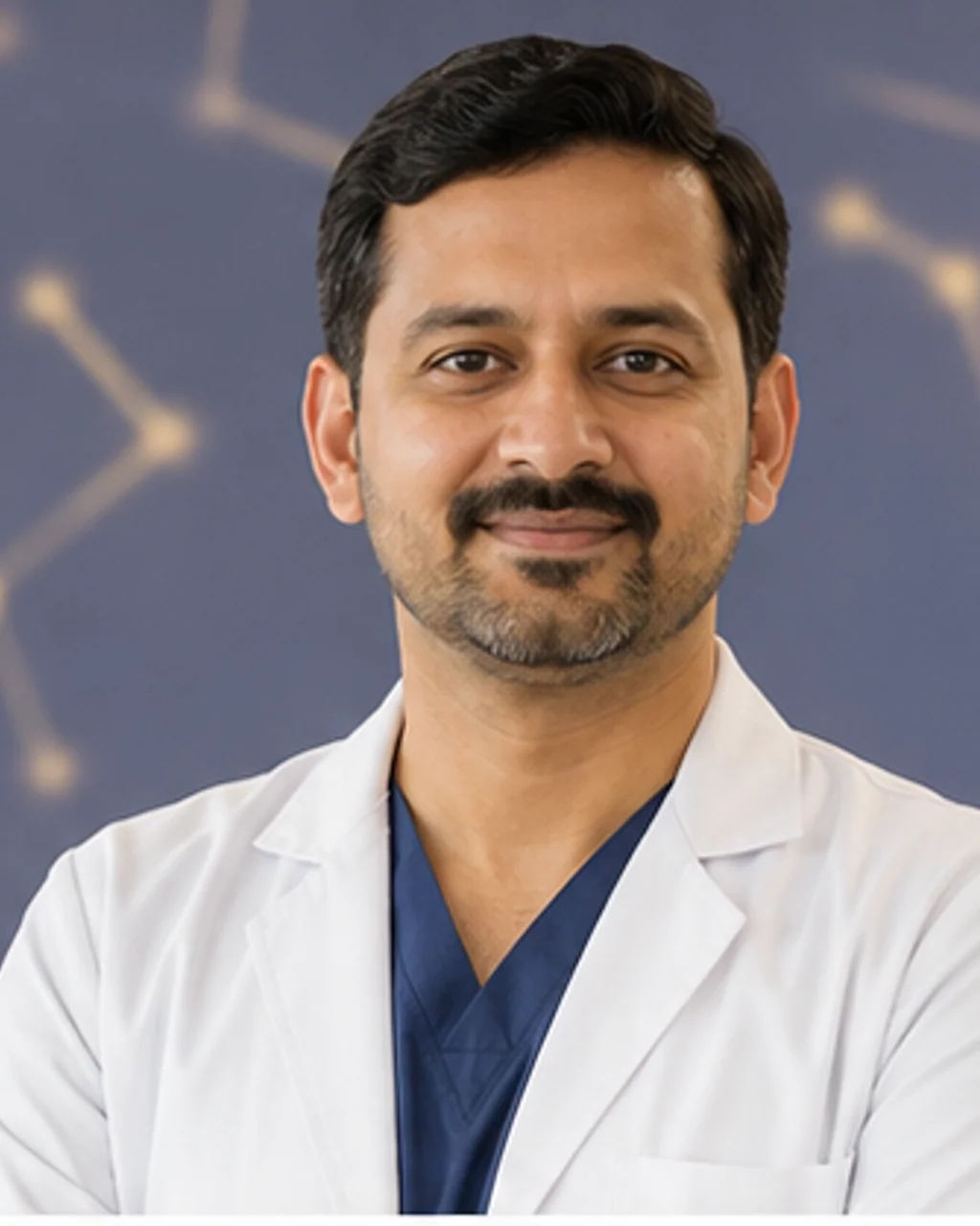 Portrait of fictional professional Dr. Neil Batra